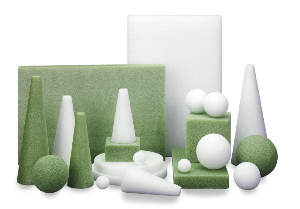 Floracraft Floral Foam Blocks, Green - 4 pack
